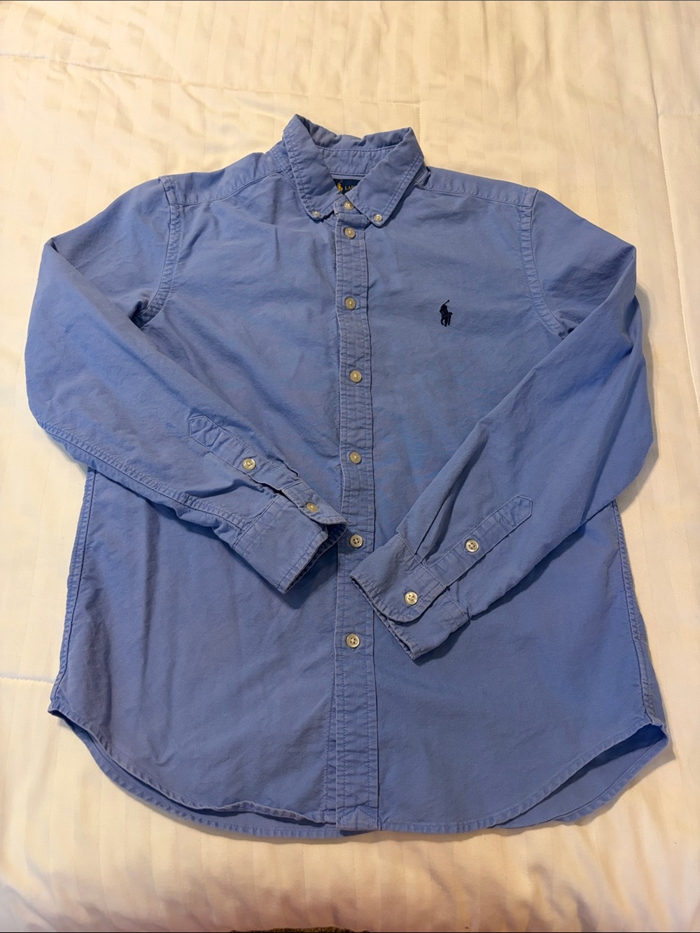 Ralph Lauren Boy’s Light Blue Button-Down Oxford Shirt